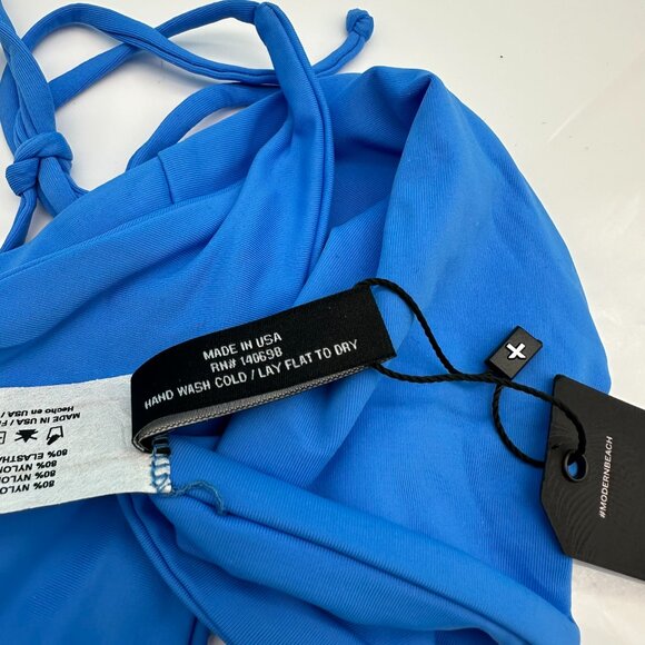 Tavik Women's Mirage Top‎ / Jax Tie Side Swim Combo Set, Size Large, Marina Blue - Picture 11 of 13